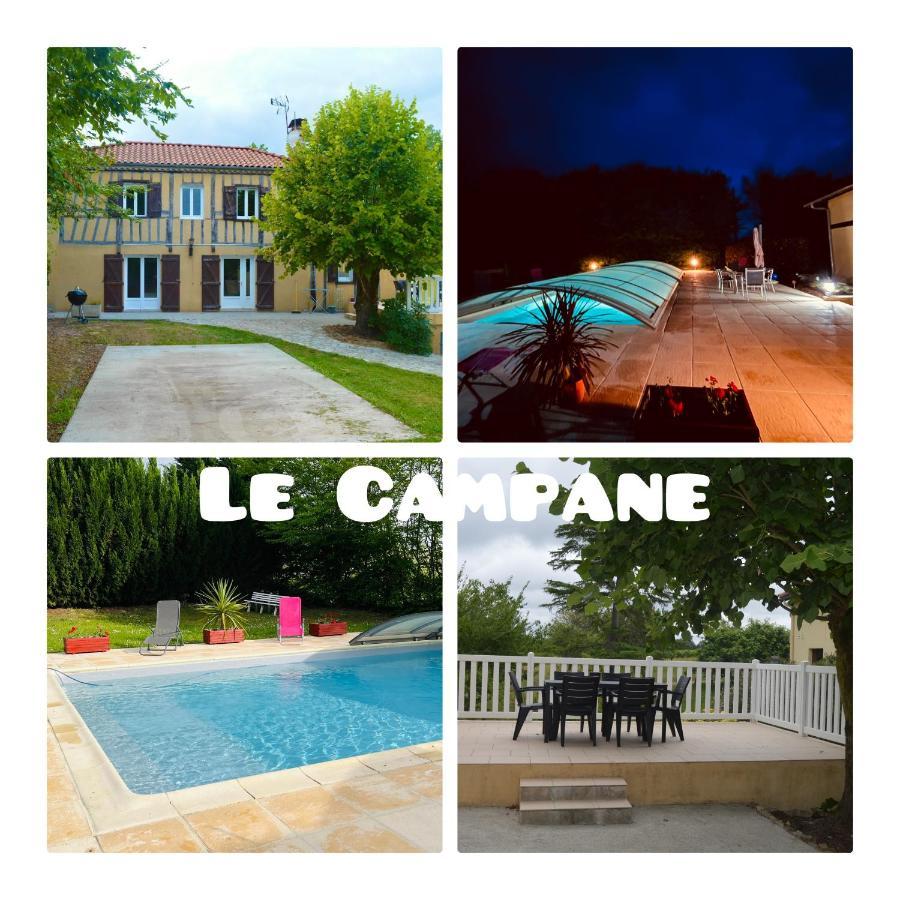 Gite Le Campane - Piscine Partagee Borne Recharge Vehicule 22Kwh Laujuzan Luaran gambar